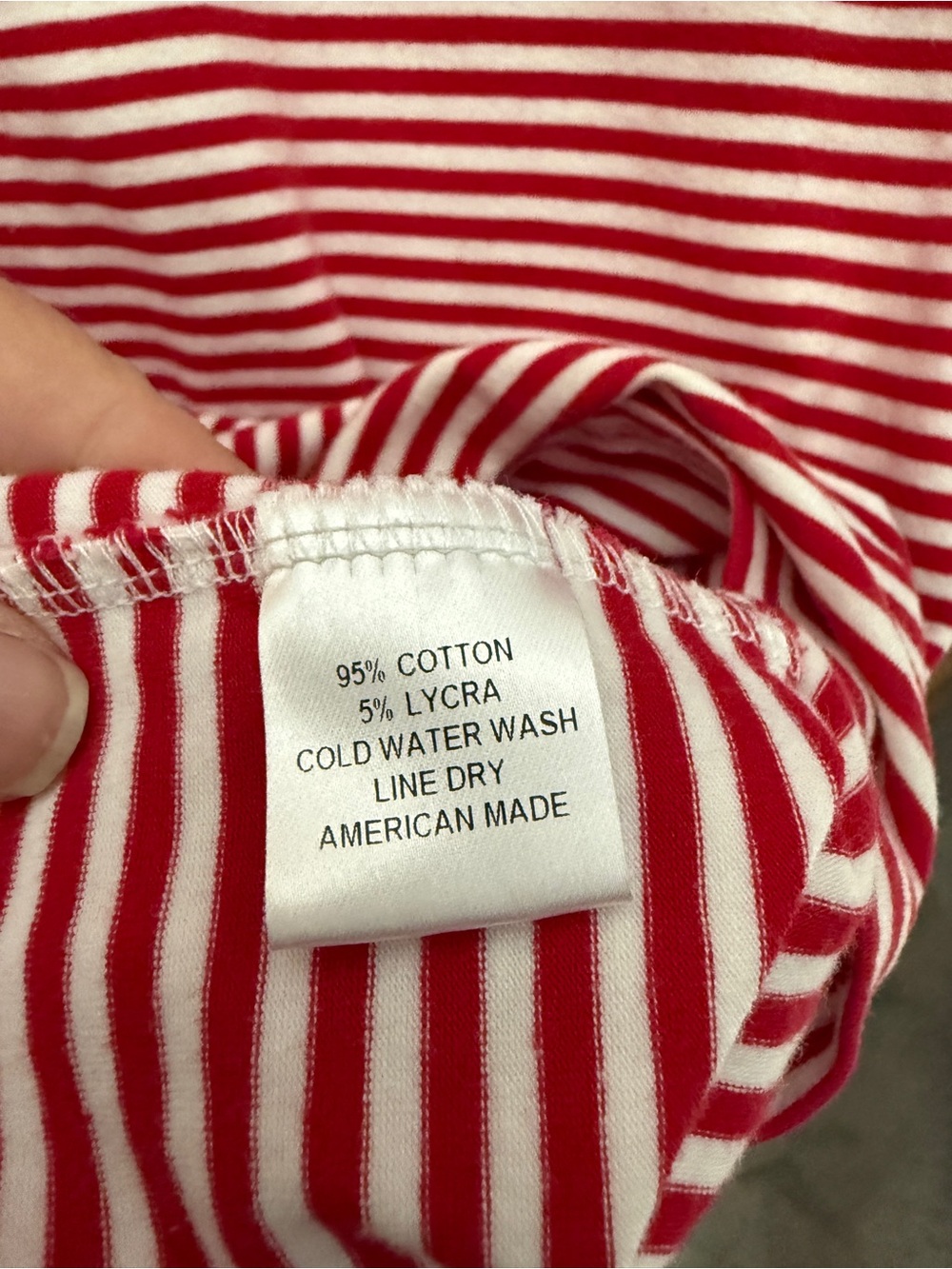 Striped Ruffle V-Neck Tank Dress - Red & White - Picture 4 of 5